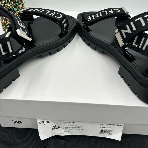 Men’s Celine, Leo strappy sandals size 46 made in Italy - Picture 9 of 10